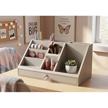 Velmora Modern Çekmeceli Makyaj Düzenleyici ile Şık ve Düzenli Saklama | Makyaj & Takı Organizeri