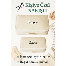 Velmora Kişiye Özel Nakışlı Doğum ve Hastane Çantası, Şık ve Kullanışlı | Bebek Bakım Çantası