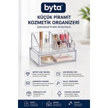Velmora Çekmeceli Şeffaf Akrilik Kozmetik ve Makyaj Organizeri | Makyaj & Takı Organizeri