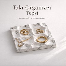 Velmora El Yapımı Taş Tozu Takılık - Minimalist Takı Düzenleyici | Makyaj & Takı Organizeri