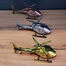 Velmora Dekoratif Metal Helikopter Figürü | Makyaj & Takı Organizeri