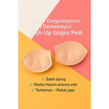 Velmora Push-Up Göğüs Pedi, Çok Amaçlı ve Dolgulu, Kedi Pati Model | Iç Giyim Aksesuarı
