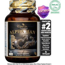 Kiperin Alpha Man | Premium Erkek Performans Formula | 120 Kapsül