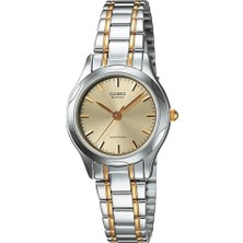 Casio LTP-1275SG-9ADF Kadın Kol Saati Metalik Gri Kasa 3 ATM Suya Dayanıklı Çelik Malzeme