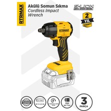 Rtrmax Akülü Somun Sıkma Kömürsüz 1/2 350 NM Aküsüz S-Lion RTS5030B