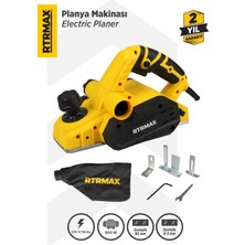 RTRMAX RTM3990 Elektrikli Planya Makinası 900 W 82 mm