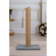 Velmora Ahşap Kedi Tırmalama Tahtası 60 cm - Güçlü ve Estetik Çözüm | Kedi Tırmalaması