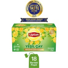 Lipton Osmantus Çiçek Bahçesi Aromalı Yeşil Çay 18LI