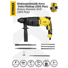 Rtrmax RTM2290 Kırıcı Delici SDS Plus Matkap 26mm 1050W