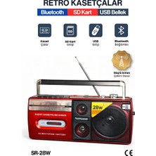 Velmora Retro Kasetçalar Teyp ve Bluetooth Hoparlör ile Nostaljik Müzik Deneyimi | Nostaljik Radyo