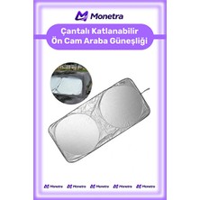Velmora Uv Koruyucu Çift Katmanlı Araba Güneşliği, Dayanıklı ve Katlanabilir | Oto Güneşlik Perde
