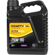 Sanziman ve Disli Yağı 75W80 Gl-5 3 Lt Kraftvoll