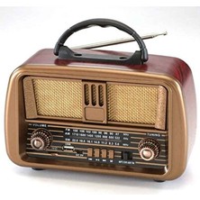 Velmora Nostaljik Ahşap Tasarımlı Bluetooth Radyo, USB ve Sd Kart Desteği | Nostaljik Radyo