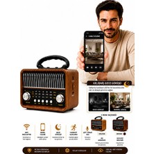 Velmora Nostaljik Radyo ve Çok Fonksiyonlu , Bluetooth ve Şarjlı Kullan | Video Kamera