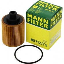 Mann Opel / Astra H 1.3 Dizel Motor Yağ Filtresi (Pimli Tip) HU712/7X