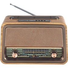 Velmora Taşınabilir Nostaljik Müzik Kutusu Bluetooth ve USB ile Çalışır | Nostaljik Radyo