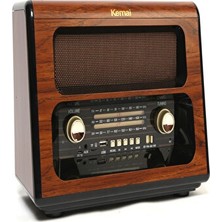Velmora Retro Analog Radyo ve Bluetooth Fm Radyo, USB ve Sd Kart Desteği | Nostaljik Radyo