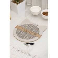 Velmora Doğal Sisal Kedi Tırmalama Matı ve Oyuncaklı Kedi Otu Içerikli | Kedi Tırmalaması
