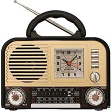 Velmora Saatli Bluetooth Radyo ve USB Müzik Çalar ile Eski Günleri Hatırla | Nostaljik Radyo