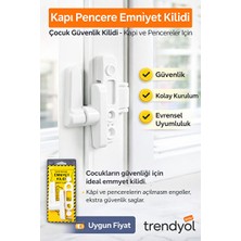 Velmora Çocuk Güvenliği Için Dayanıklı Kapı & Pencere Emniyet Kilidi | Koruyucu ve Kilit