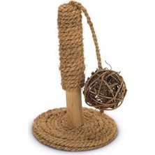 Velmora Hindistan Cevizi Ipinden Kedi Tırmalama Oyuncağı 10X10X16.5 cm | Kedi Tırmalaması