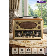 Velmora Tarih Kokusu Taşıyan Şarjlı Radyo ve Mp3 Çalar, USB ve Fm Özellikleriyle | Nostaljik Radyo