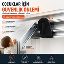 Velmora Çocuk Güvenlik Kilidi, Sürgülü Kapı ve Pencere Güvenlik Aparatı | Koruyucu ve Kilit