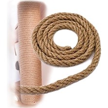 Velmora Kedi Tırmalama Ipi - Jüt Halat ve Keten Keten Ip, 6mm | Kedi Tırmalaması