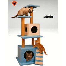 Velmora Münih Tırmalamalı Kedi Evi | Kedi Tırmalaması
