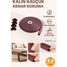 Velmora Köşe ve Kenar Koruma Seti - 4,6 Metre Yumuşak Darbe Önleyici Bant | Koruyucu ve Kilit