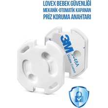 Velmora Otomatik Kapanan Elektrik Prizi Koruyucu - Çocuk Güvenliği Sağlar | Koruyucu ve Kilit