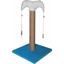 Velmora Şapkalı Tırmalama Tahtası 60 cm - Modern ve Kullanışlı Tasarım | Kedi Tırmalaması
