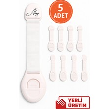 Velmora Çocuk Güvenli Dolap ve Çekmece Kilidi, Delme Gerektirmez, Pratik Koruma | Koruyucu ve Kilit