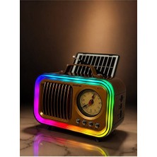 Velmora Everton Solar Enerjili Bluetooth Radyo ile Pratik Müzik Keyfi | Nostaljik Radyo