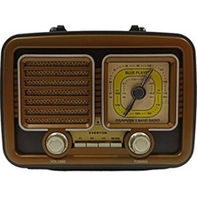 Velmora Retro Tasarımlı Çok Fonksiyonlu Müzik Kutusu ve Radyo | Nostaljik Radyo