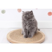 Velmora Vantuzlu Yuvarlak Kedi Tırmalama Tahtası, Pratik ve Güçlü Yapı | Kedi Tırmalaması