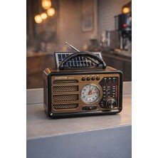 Velmora Taşınabilir Güneş Enerjili Radyo, Çok Band ve USB Özellikleriyle | Nostaljik Radyo