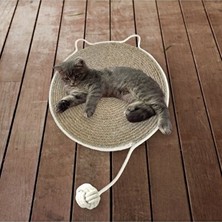 Velmora Çok Amaçlı Kedi Tırmalama Halısı - 50CM Jüt Paspas ve Tırnak Bakımı | Kedi Tırmalaması