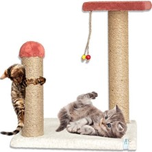 Velmora Yavru Kedi Tırmalama ve Step Oyun Alanı - Güvenli Eğlence | Kedi Tırmalaması