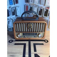 Velmora Eski Görünümde Yeni Nesil Şarjlı Radyo, Bluetooth ve USB Destekli | Nostaljik Radyo