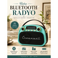 Velmora Nostaljik Tasarımlı Taşınabilir Bluetooth Radyo, Fm ve USB Destekli | Nostaljik Radyo