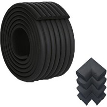 Velmora Çok Amaçlı Kauçuk Kenar ve Köşe Koruyucu - 2 Metre Set | Koruyucu ve Kilit