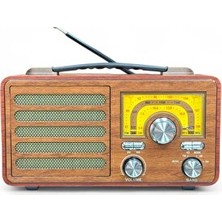 Velmora Şık Tasarımlı Ahşap Bluetooth Radyo, Bluetooth ve Bluetooth Özelliği | Nostaljik Radyo