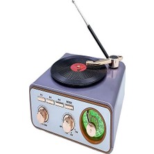 Velmora Vintage Tasarımlı Bluetooth Radyo, USB ve Fm/am Çalar | Nostaljik Radyo