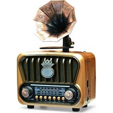 Velmora Gramofon Tarzında , Bluetooth ve Şık Görünüm | Nostaljik Radyo