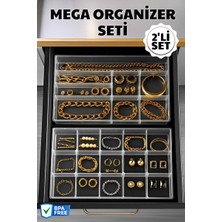 Velmora Şeffaf Çok Gözlü Takı ve Hobi Organizeri | Makyaj & Takı Organizeri