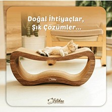 Velmora Oluklu Mukavvadan Yatay Kedi Tırmalama Kanepesi - Large Boyut | Kedi Tırmalaması