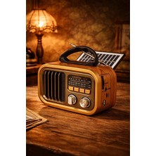 Velmora Güneş Enerjili Everton Bluetooth Radyo ve Müzik Çalar | Nostaljik Radyo