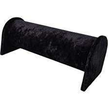 Velmora Silindir Süet Bileklik ve Saat Standı, 26 Cm, Şık Tasarım | Makyaj & Takı Organizeri