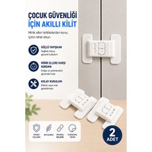 Velmora Çocuk Güvenlik Kilidi Çiftli Set, Dolap ve Çekmece Emniyeti | Koruyucu ve Kilit